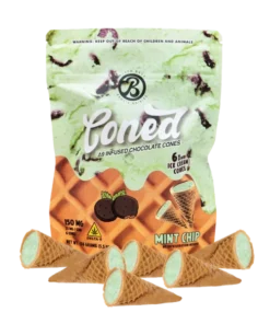 Baked Bags Mint Chip Coned